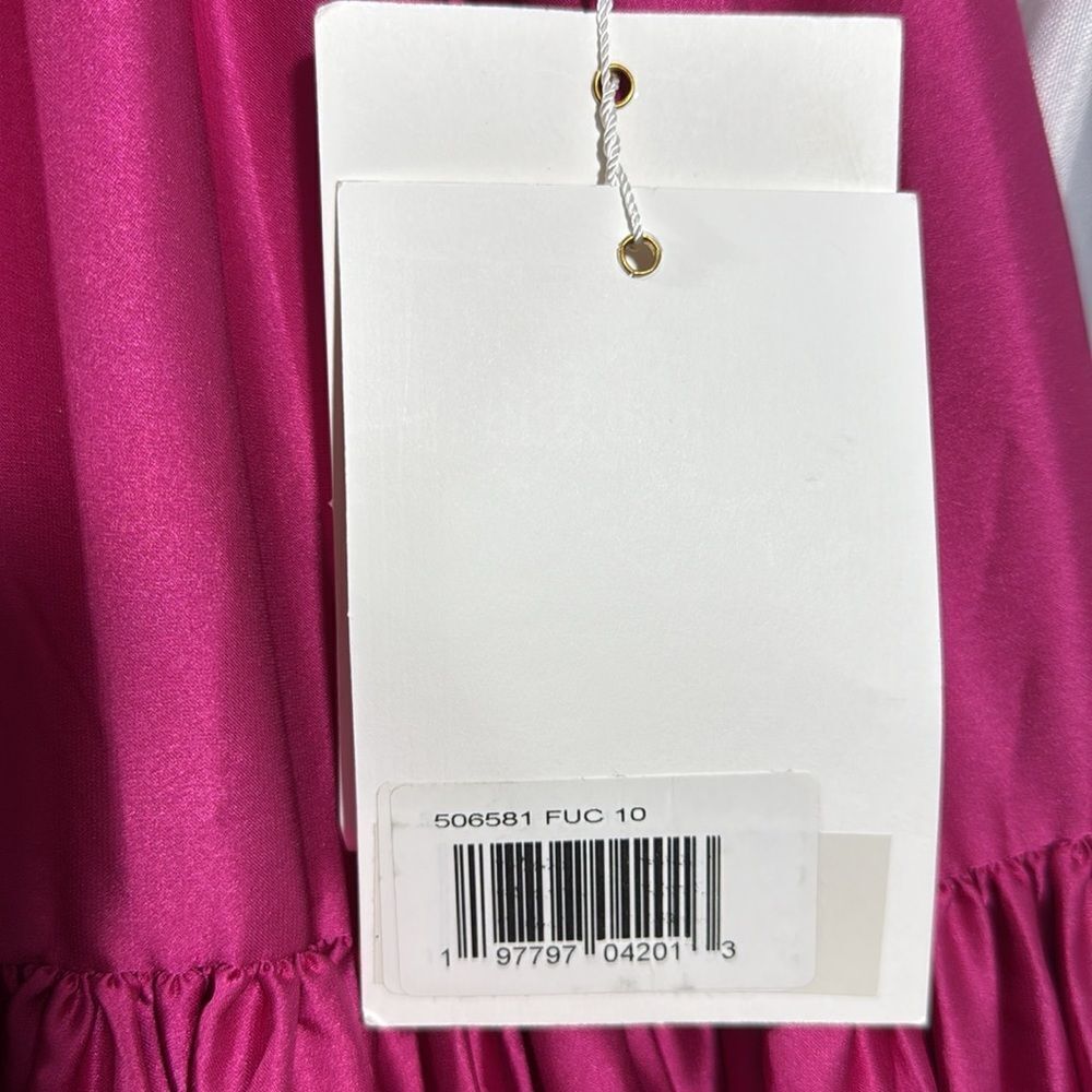 Mac Duggal Pink Halter Maxi Dress - Picture 7 of 8